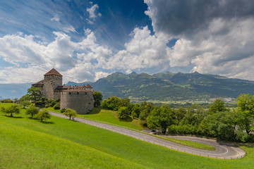 Fototapeta na wymiar Vaduz Castle, the palace and official residence of the Prince of Liechtenstein.