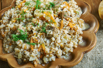 Russian  classic Buckwheat porridge
