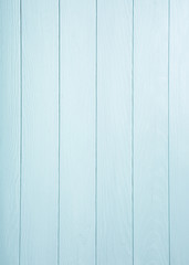 Blue, turquoise wooden plank background. Vertical stripes
