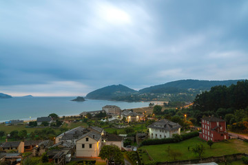 Fototapeta premium Costa de playa Area (Viveiro, Lugo - España).
