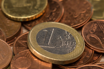 Euro coins