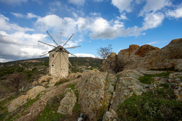 Foca / Izmir / Turkey, travel concept photo in nature.