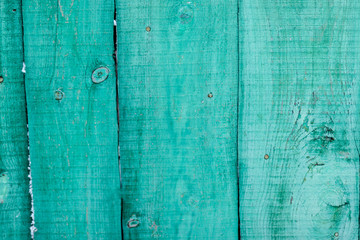 Fototapeta na wymiar Vintage green wood panel fine arranged as wall for interior design 