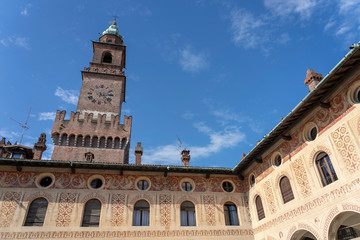 Fototapeta premium Vigevano, italy: the historic Piazza Ducale
