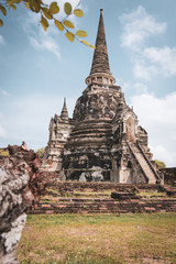 Obraz premium Wat Phra Si Sanphet in Ayutthaya, Thailand