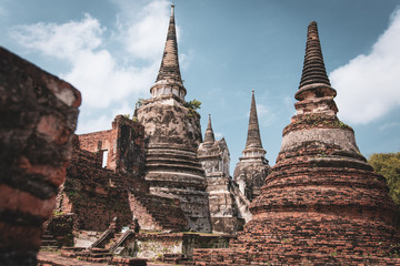 Fototapeta premium Wat Phra Si Sanphet in Ayutthaya, Thailand