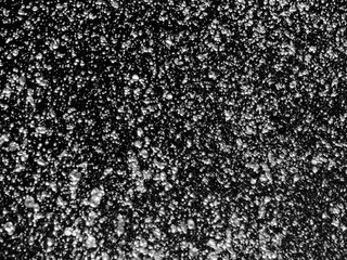 Water splash on a black background