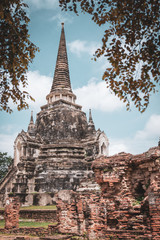 Fototapeta premium Wat Phra Si Sanphet in Ayutthaya, Thailand