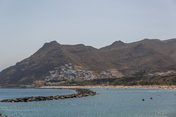 View of Las Teresitas beach on the island of Tenerife, Spain