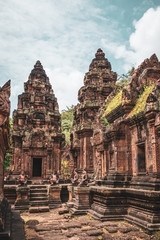 Obraz premium Banteay Srei - Hindu Tempel in Kambodscha