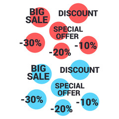 Design pricing tags discount badge. Sale best offer badge