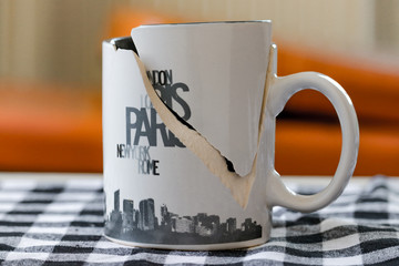 Mug fond orange