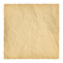 Old paper with burnt edges