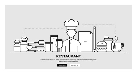 RESTAURANT BANNER CONCEPT
