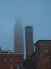 Fototapeta na wymiar Historical centre of Cremona, italy