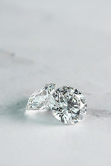 diamonds on white background