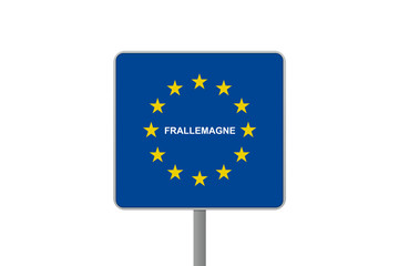 Superstaat Framanien Frallemagne Deutschland Frankreich Supermacht