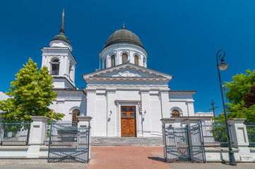 Orthodox Cathedral of St. Nicholas in Bialystok, Poland. Bialystok is the largest city in northeastern Poland and the capital of the Podlaskie Voivodeship.