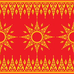 thai style background. vector illustration