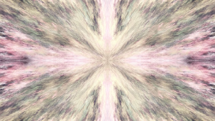 Obraz premium Abstract symmetrical painted texture. Fantastic grey and rose fractal background. Psychedelic digital art. 3d rendering.