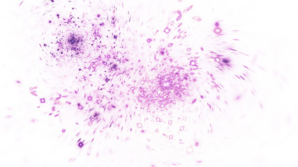 Abstract blurred violet lights. Fantasy colorful holiday sparkle background. Digital fractal art. 3d