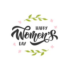 Woman's Day lettering