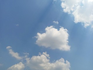 blue sky with clouds