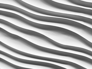 abstract striped of stone texture, curve sculpture. Close-up of black geometric shapes line