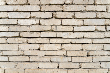 White brick wall background
