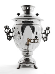 Samovar isolated on white background