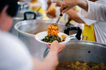 Feeding the poor Help them relieve hunger.