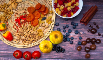 antioxidants and resveratrol rich food, food for brain