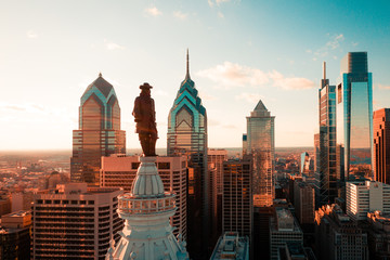 Aerial of Philadelphia  - obrazy, fototapety, plakaty