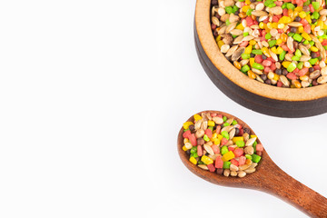 Food for birds. Cereal seeds - Canary seed.