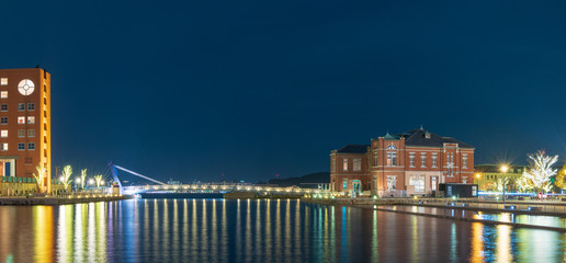 Naklejka premium 門司港レトロ夜景