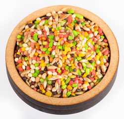 Food for birds. Cereal seeds - Canary seed.