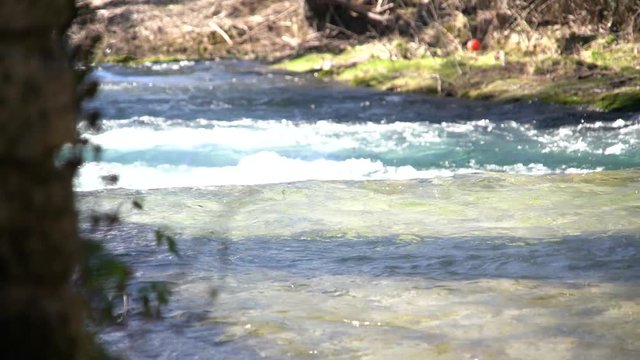 Fiume Aniene, slow motion