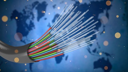 Fiber optic.