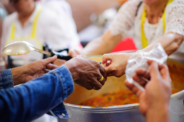 Feeding the poor : Getting food