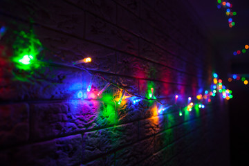 Naklejka premium Christmas Lights