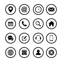 Web icon set. Set of web icon symbol vector