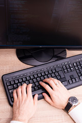  Office, a man works on a computer