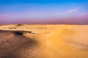 Golden Dunes of the Horizonless Desert, UAE, Oct.2016