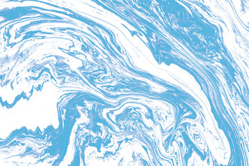 Blue Liquid marble abstract surfaces Design.