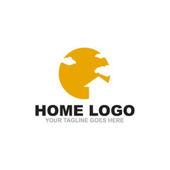 Home logo design vector template