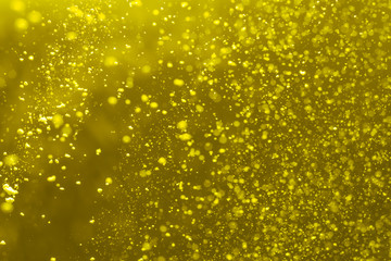 Abstract Yellow bokeh defocus Background.