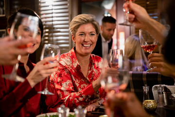 Enjoying Drinks with Friends