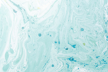 Blue Liquid marble abstract surfaces Design.
