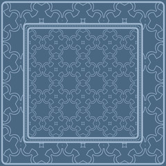 Geometric Pattern. Vector Illustration. Design For Wallpaper, Flyer, Book, Brochure. pastel blue color