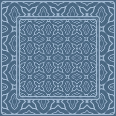 Fashion Design Print With Geometric Pattern. Vector Illustration. For Modern Interior Design, Fashion Textile Print, Wallpaper. Pastel blue color